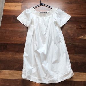 J. crew cotton poplin off the shoulder dress 4